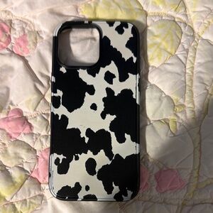 Black and White Cow Print Phone Case